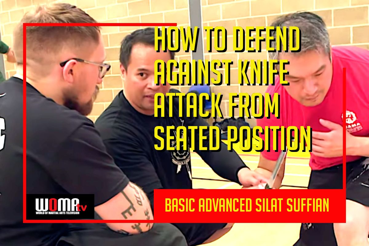 HOW To Defend Against Knife Attack from SEATED Position