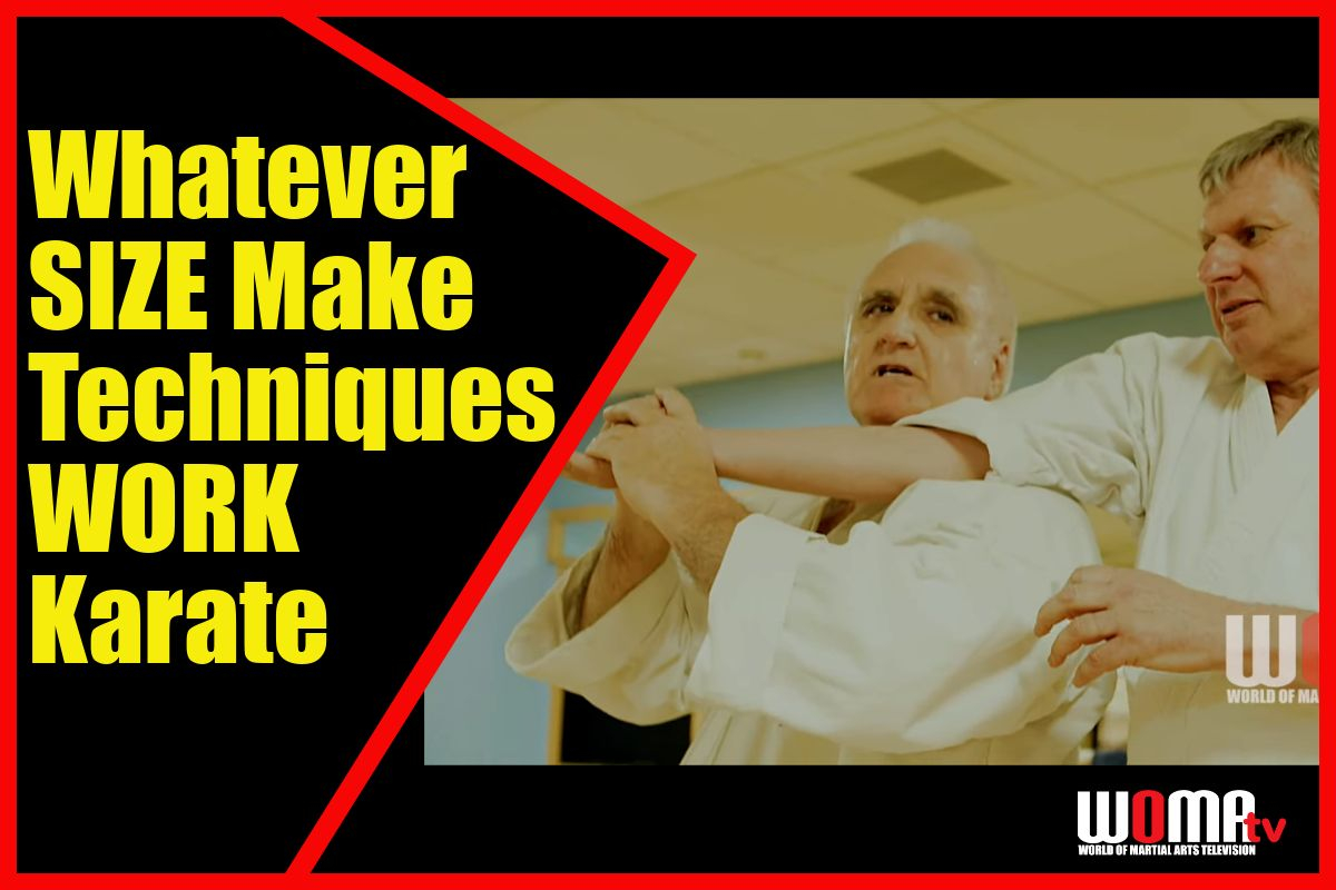Whatever SIZE Make Techniques WORK Karate