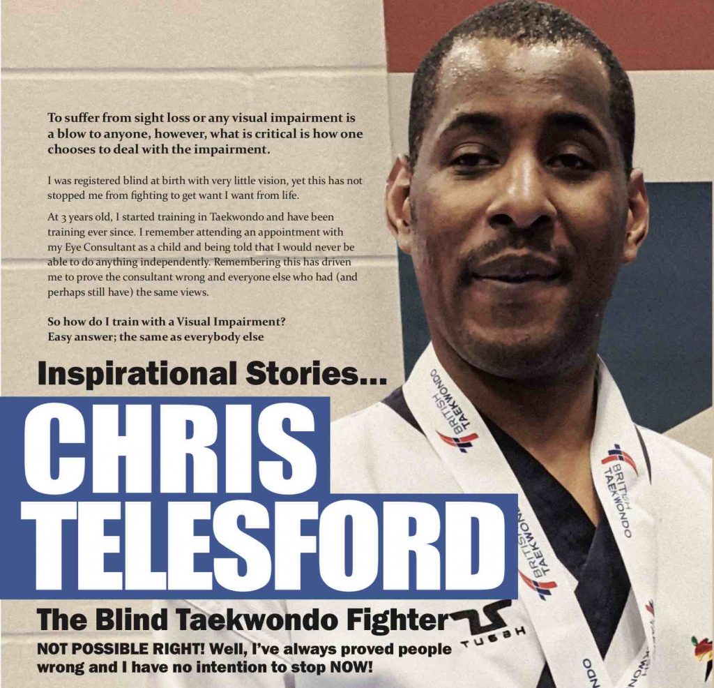 WoMA Mag Issue 9 Blind Taekwondo C Telesford p8