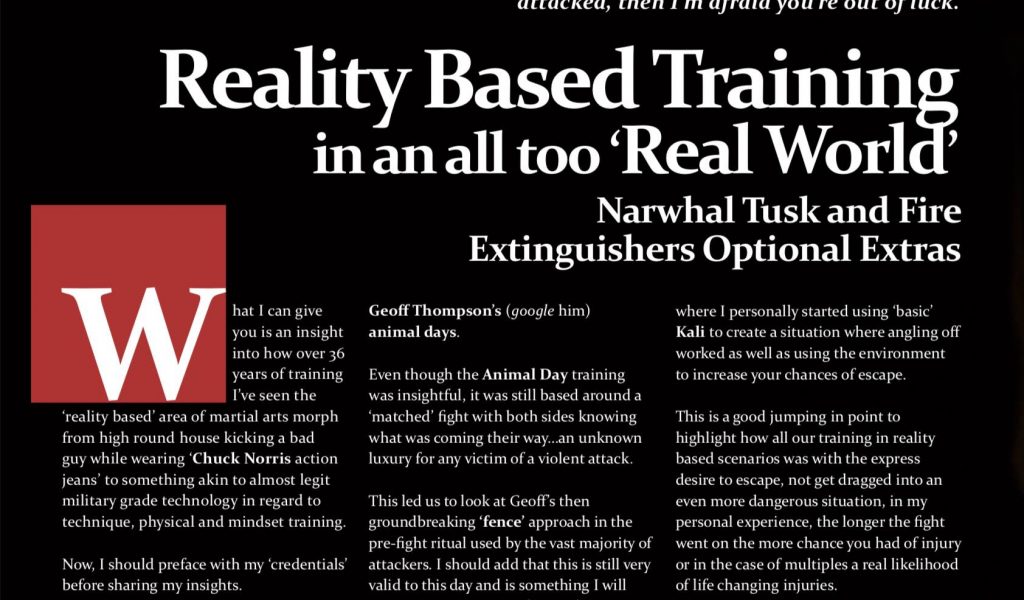 Reality Based Training
