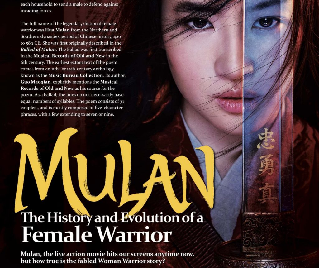 Mulan Female Warrior